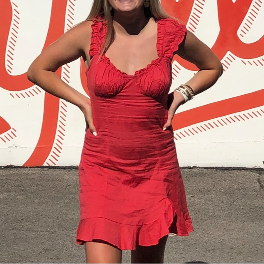 Free People Red Dress